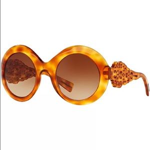 Dolce&Gabbana Light Havana Round 51mm Sunglasses